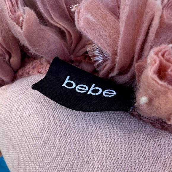 bebe Rosy Textured Pillow - Picture 3 of 4